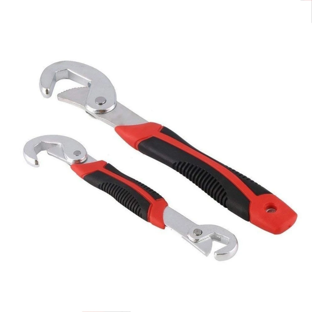 Adjustable Wrench Set  Hand Tool Spanner Set Multi-Function Universal Quick Snap Soft Grip Car Repair tools