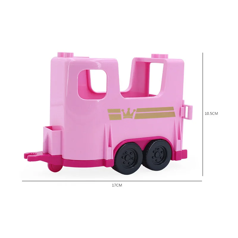 Building Blocks Accessories Bus Fire Truck Big Size Diy bricks Set Toys kids Educational Creative Toys for Children birthday Gif