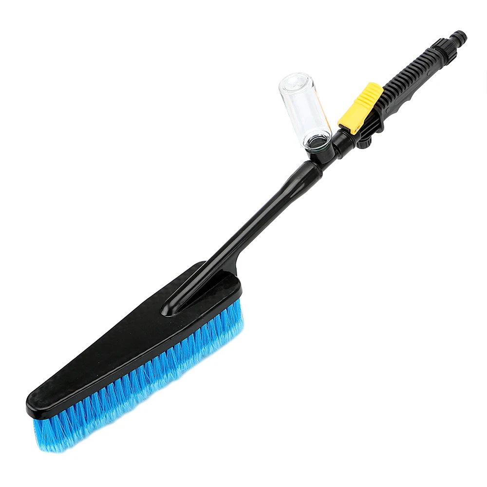 Car Care Car-styling Car Wash Brush Water Flow Switch Cleaning Tool Foam Bottle Durable Long Handle