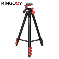 KINGJOY VT-832 Professional Photography Camera Tripod Micro SLR Camera Mobile Phone Portable Photo Video LED Lights Tripod