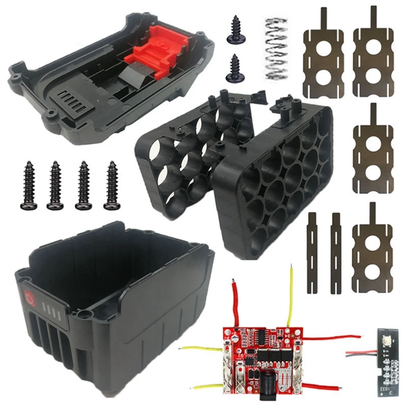 Li-Ion Battery Case Circuit Board PCB For Lomvum Zhipu Hongsong Jingmi No Original Makita 18V Lithium Battery