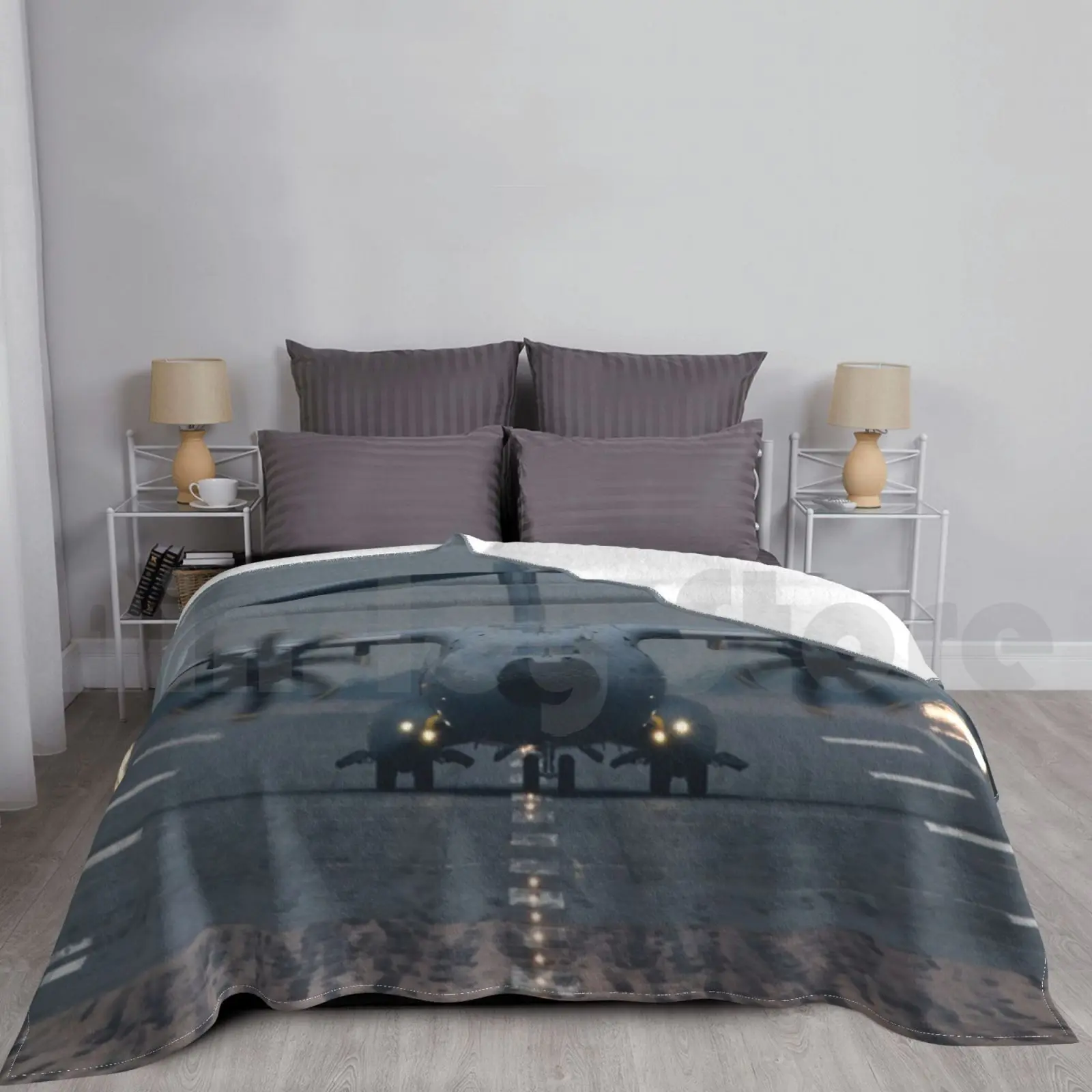 Royal Air Force Airbus A400m Atlas Blanket For Sofa Bed Travel Royal Air Force Airbus A400m Atlas Raf