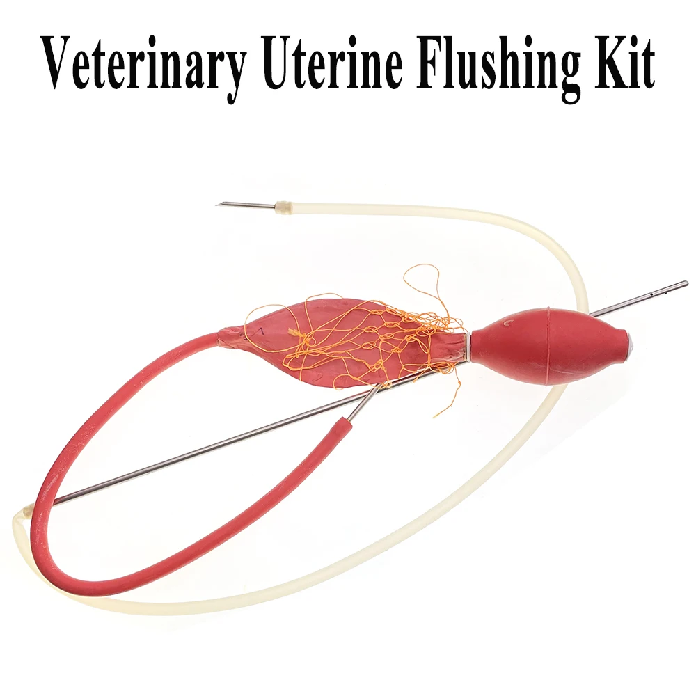 1SET Veterinary Uterine Cleaner Pig Cattle Sheep Horse Uterus Flushing Cleaning Prevent Inflammation Infection Livestock Tools