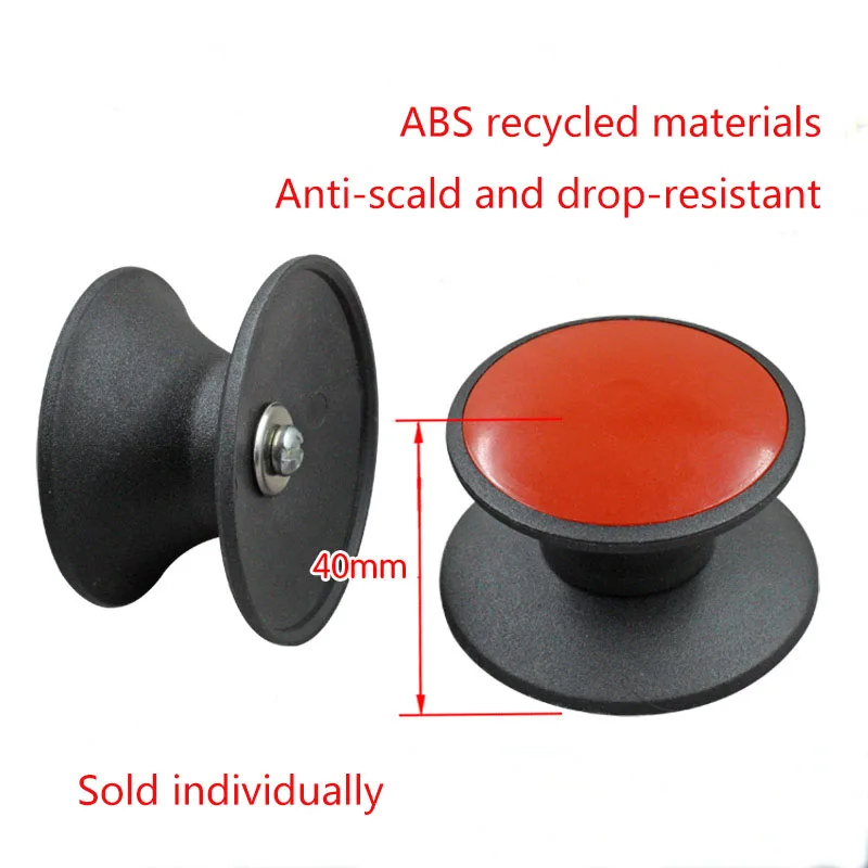 Tampa de panela de miçangas acessórios, tampa para pote com cabo, tampa de botão, pote em duas cores, 1 peça tampa universal da cabeça da tampa