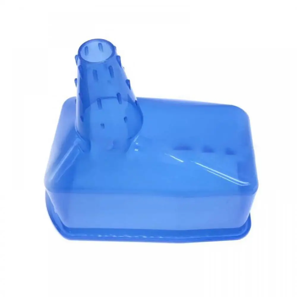 17cm Oil Rectangular Funnel Efficient Adding Oil Compact Small Size PP Blue Car Funnel for Motor