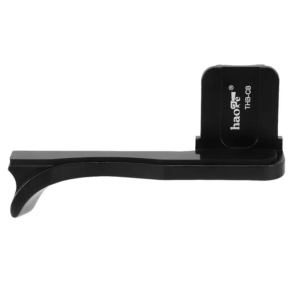 Haoge THB-CB Metal Hot Shoe Thumb Up Rest Thumbs Up Hand Grip for Leica CL Camera Black