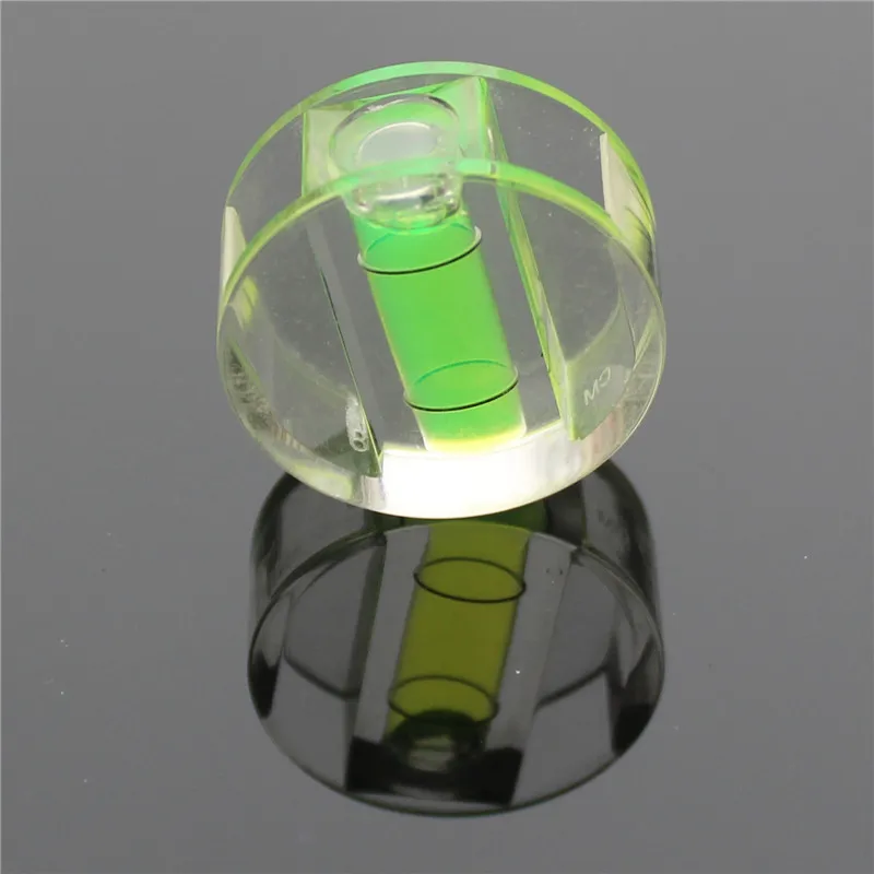 HACCURY multi-spec acrylic disc Round Circular level bubble spirit level Ruler accessories green water blisters