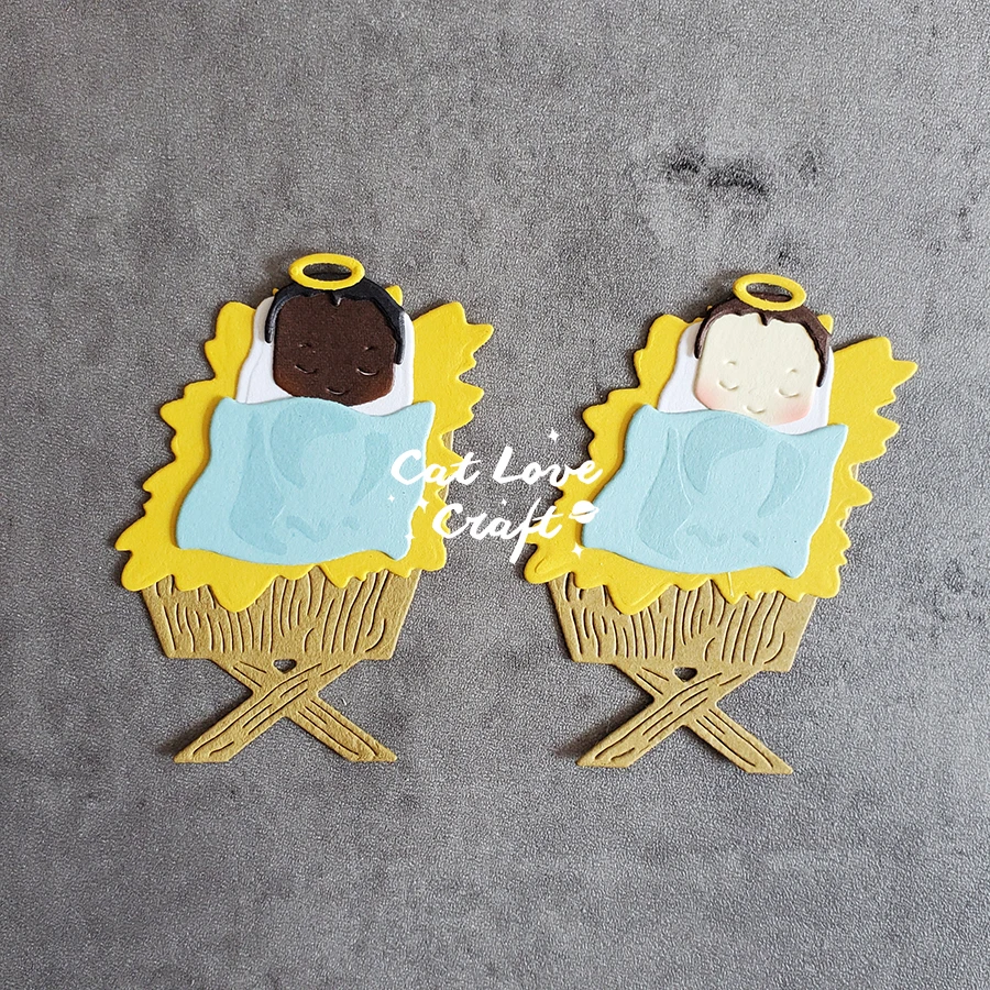 Catlove يسوع عيد الميلاد سلسلة المعادن قطع يموت سكرابوكينغ Stencil يموت تخفيضات بطاقة صنع DIY بها بنفسك الحرفية النقش يموت جديد ل 2021 #4