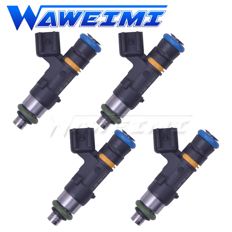 

WAWEIMI 4PCS 550cc Fuel Injector OE 0280158117 For Volkswagen Golf with 1.8T 20V Turbo Engine 2000-2005