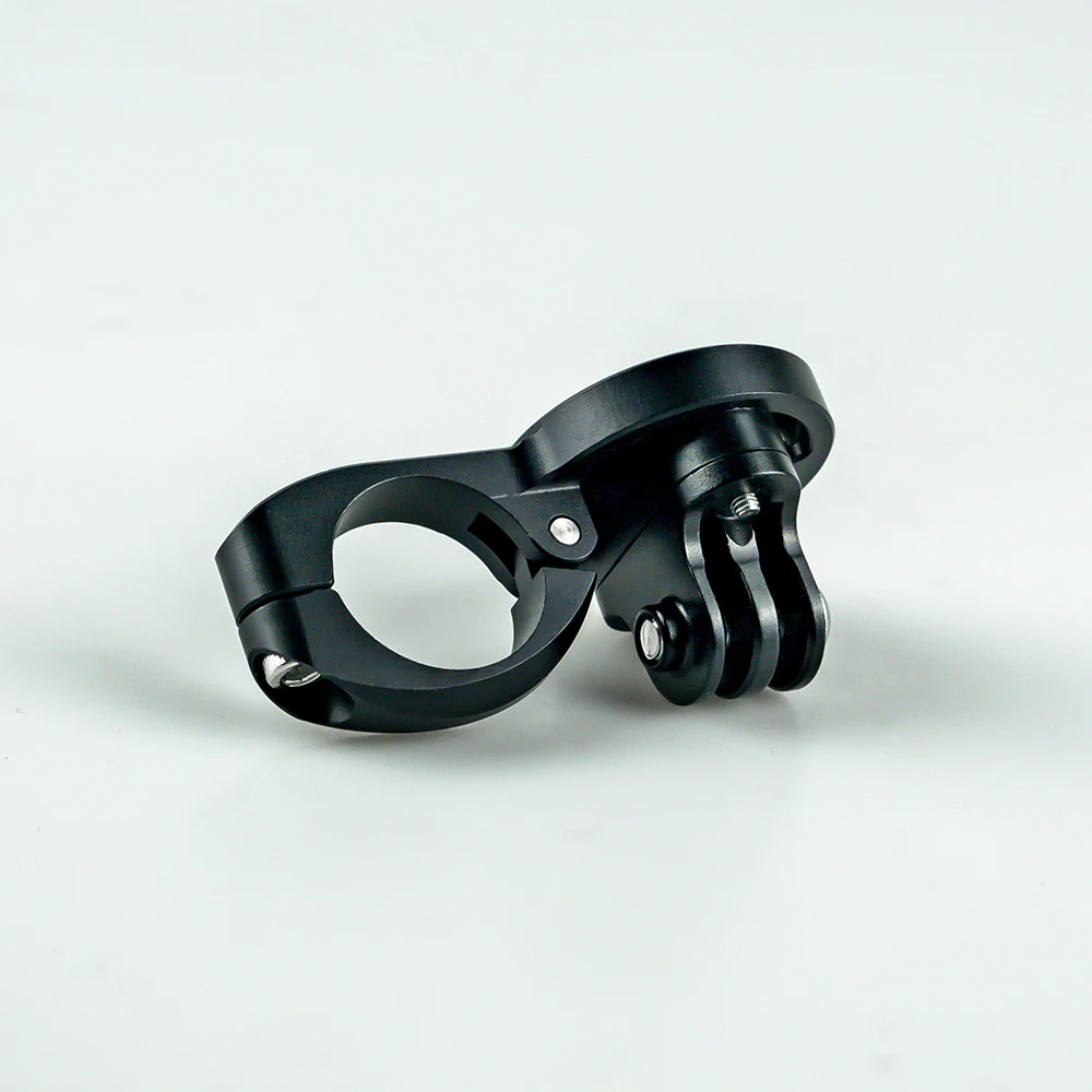 حامل كمبيوتر بمقود ZRACE TT - أسود، حامل تثبيت أمامي خارجي لكاميرا iGPSPORT Garmin Bryton GoPro CATEYE