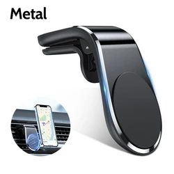 AUFU supporto magnetico per telefono nel supporto per auto magnete tipo L Clip per telefono per supporto per cellulare con presa d'aria per iPhone 13 Samsung