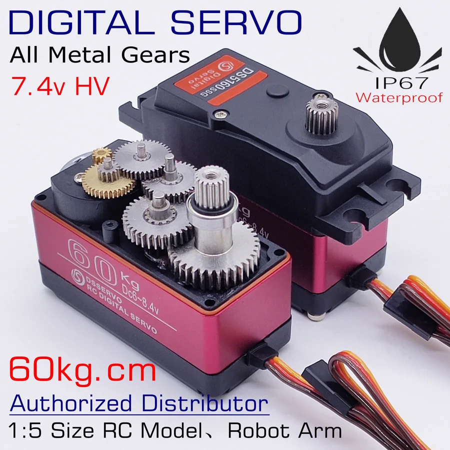 Servomoteur Numérique DS5160 : Couple Élevé de 60kg/cm - Atelier de la Servomoteur Numérique DS5160 : Couple Élevé de 60kg/cm - Atelier de la