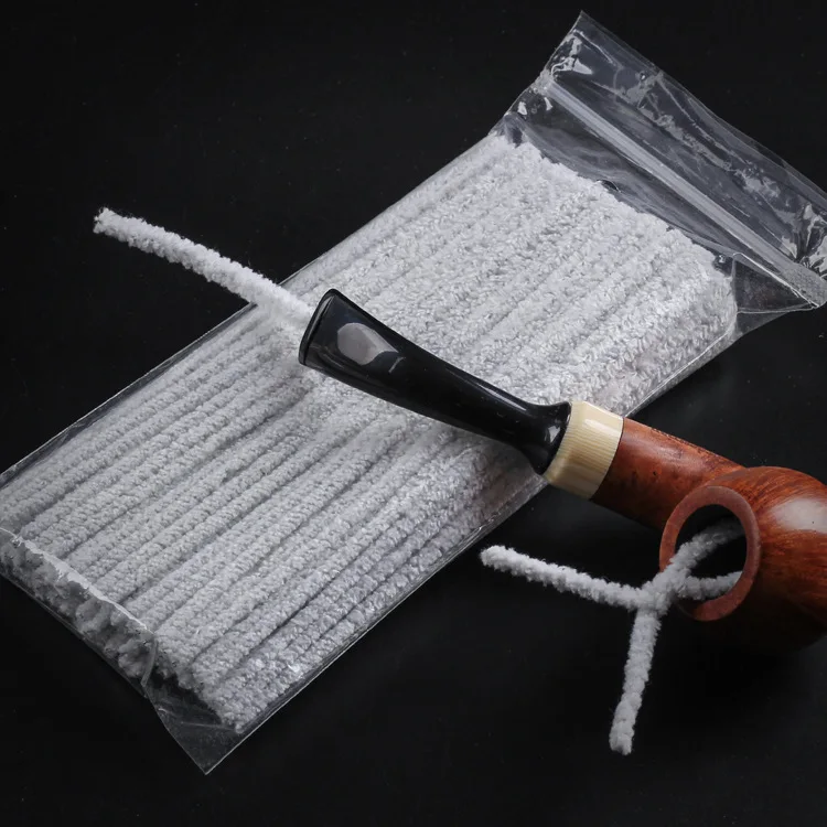 100PCS pipe cleaning rod brush cotton cleaning tool German DB manual craftsmanship does not shed hair smoking pipe accessories