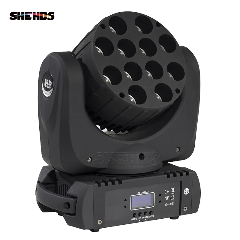 4pcs DJ Light LED Beam 12X12W RGBW Moving Head Lighting Stage Effect Light  With DMX Controller Light For Disco Ball