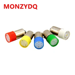 10pcs B9 LED Industrial instrument bulb 6.3V 12V 24V 36V Flat illuminated light bulb 110V 220V LED 380V Machine bulb