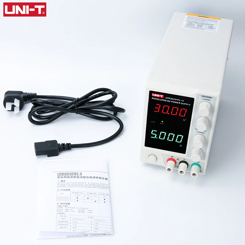 Imagem -04 - Uni-t-linear dc Power Supply Comutação Regulador de Tensão Reparação Laboratorial Multímetro Faça Você Mesmo Utp3313tfl-ii Utp3315tfl-ii 110v 220v