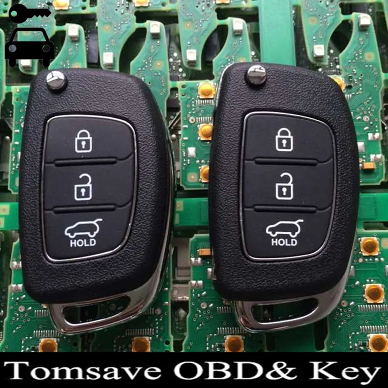 Car 3 Buttons Remote Key 433Mhz with ID46 Chip for Hyundai  i20 Accent ix-35 ELANTRA IX35 Tuscon Creta Sonata Alarm Remote Key