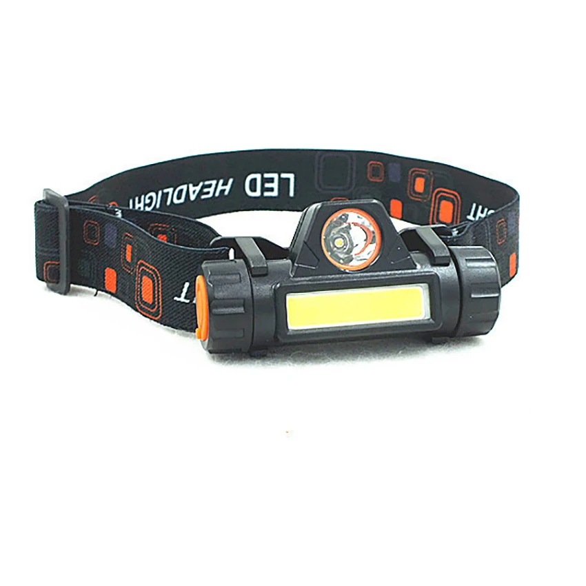 LED كشافات USB قابلة للشحن المصباح COB في الهواء الطلق مصباح أمامي للطوارئ مع المغناطيس ، مصباح يدوي كاشف للصيد العمل