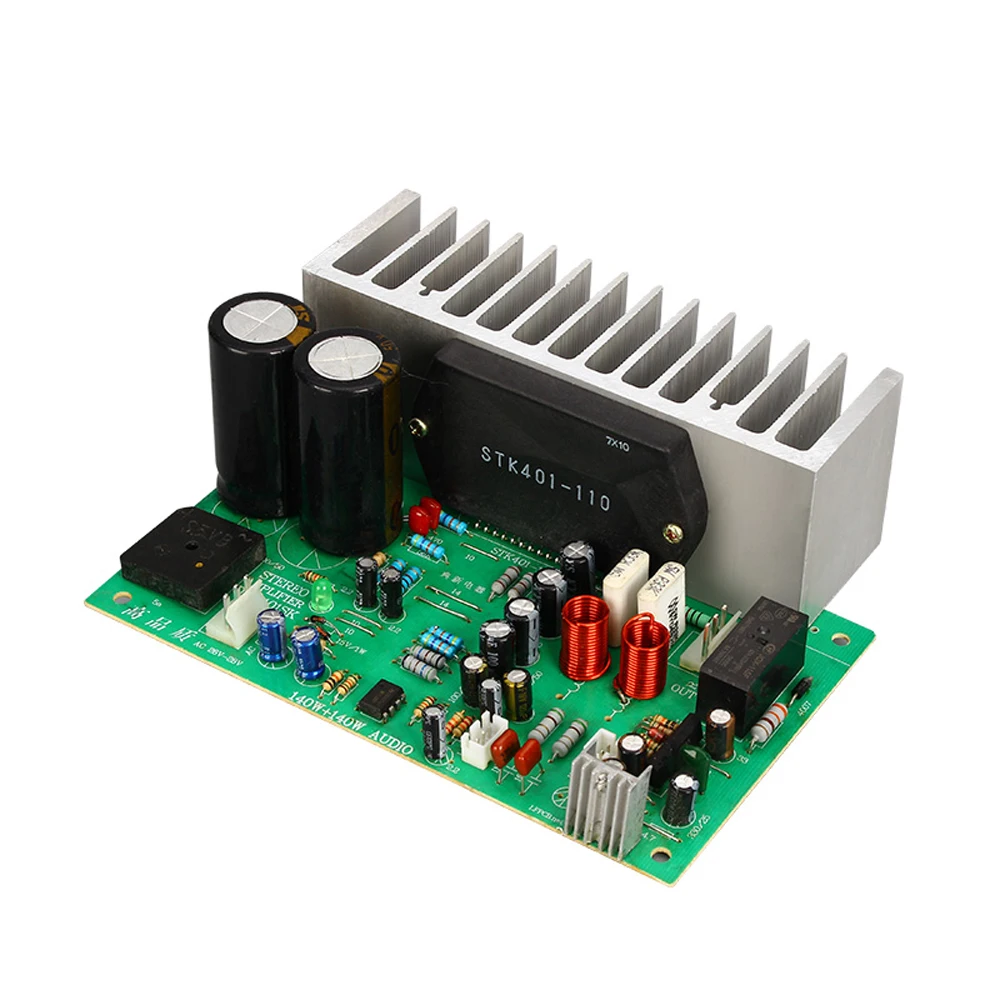 STK401 2.0 channel power amplifier DIY speaker audio power amplifier finished