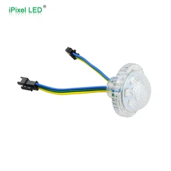 Światła rozrywki DC24V o średnicy 38MM z 9 diodami LED i 6 diodami LED TM1804 i SM16703