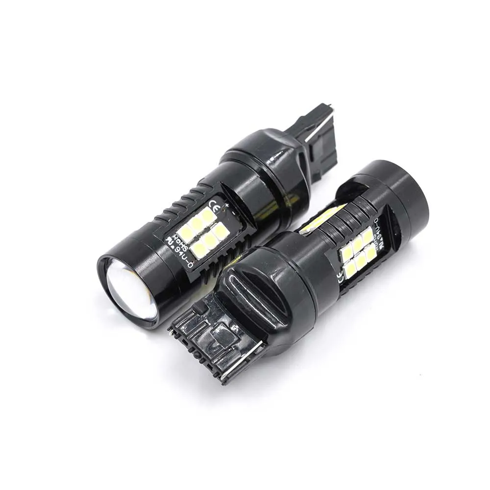 2X Do VW Passat B8 2015 2016 2017 2018 2019 2020 2021 2022 Żarówka LED DRL do jazdy dziennej Canbus No Error W21W T20 7440 — zdjęcie 6