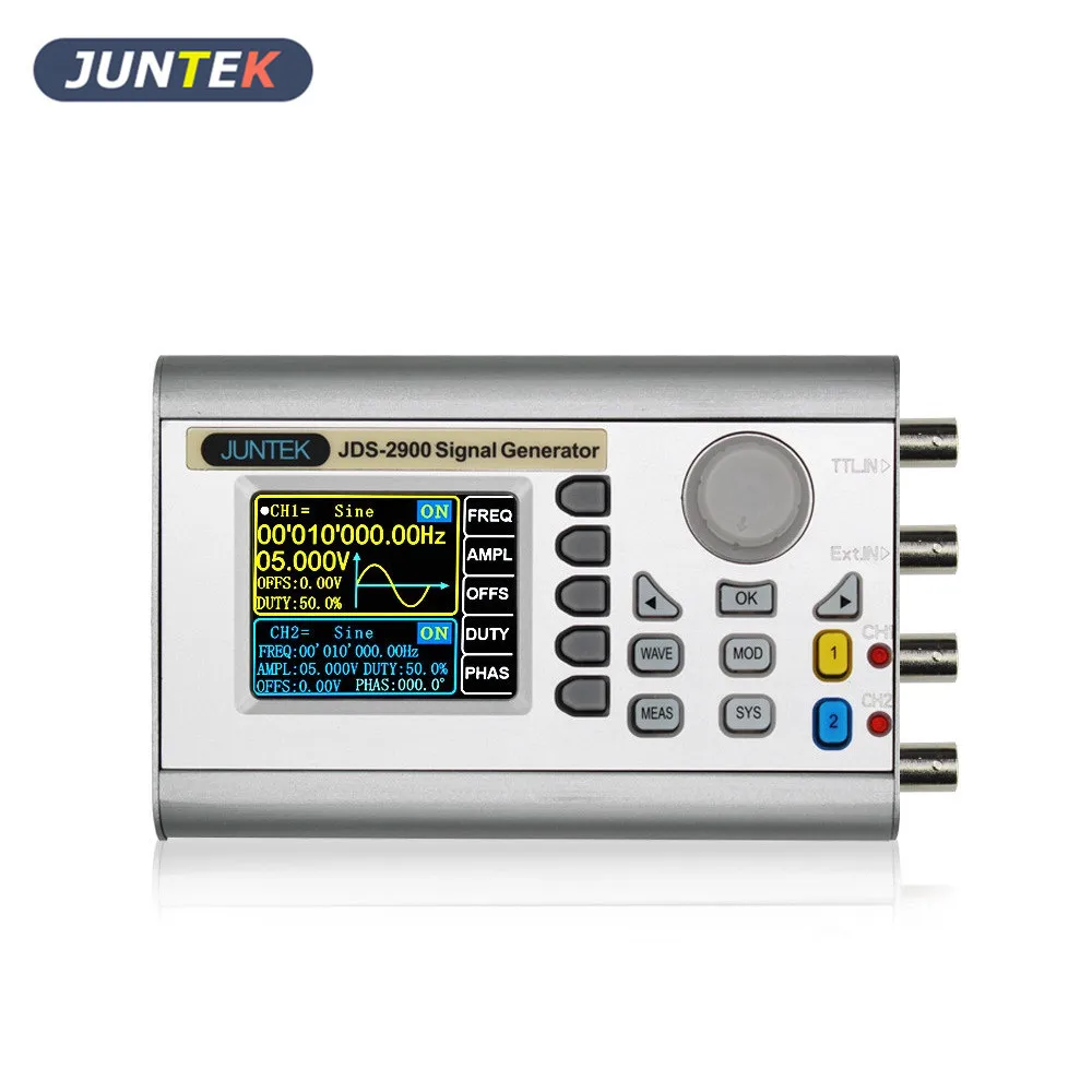 

JDS2900 15M Portable Digital Dual-channel DDS Function /Arbitrary Waveform Signal Generator Sweep Generator/Frequency Meter