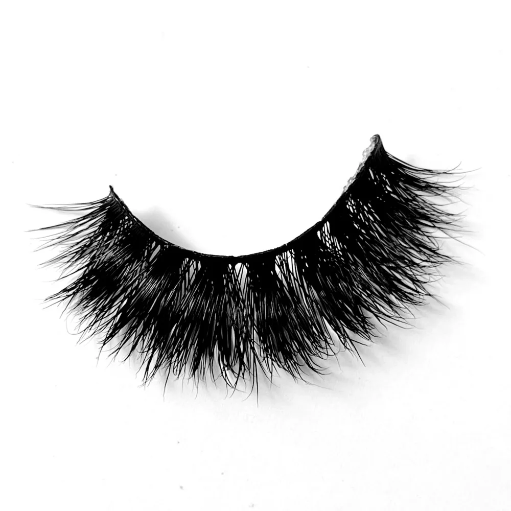 Negli stati uniti 100 paia di ciglia di visone 3D Faux Mink Fluffy Lash Winged End Eye ciglia finte allungate ciglia morbide trucco