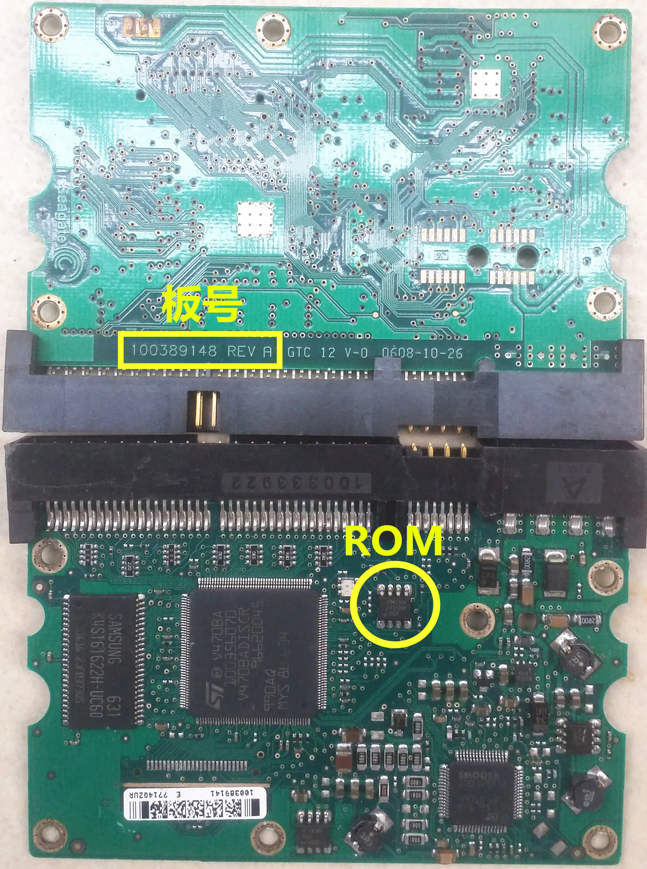 Placa lógica PCB 100389148 REV A HDD, st3160212a ST3802110A, disco duro, placa de circuito de escritorio 100389148 REV A