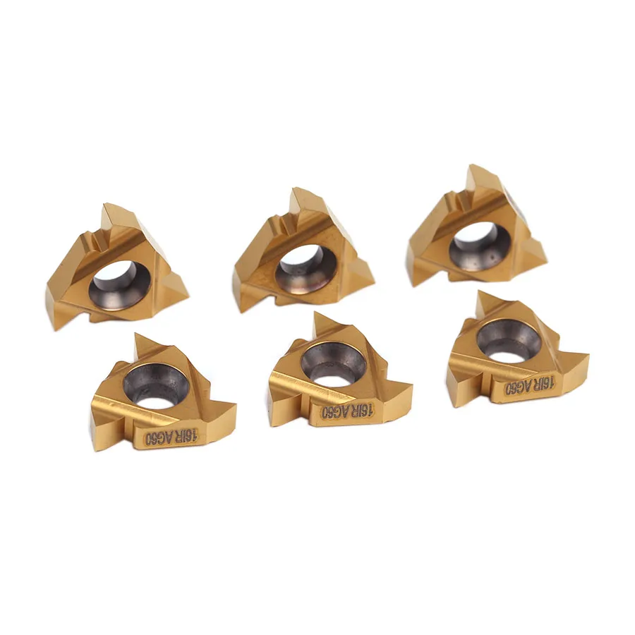 Z16ERAG60 YBG203 Z16IR AG60 YBG203 inserti in metallo duro per filettatura utensili da taglio per tornio CNC Z16ER AG60 fresa per tornitura di filetti