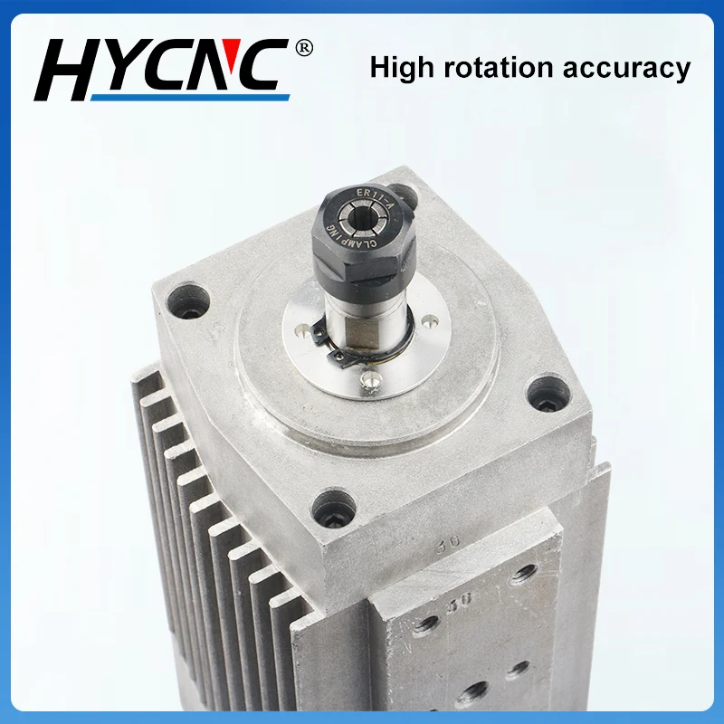 CNC Milling Machine Square Spindle 700W 20 Thousand Rpm 333HZ 220V ER11 Chuck Air-Cooled Woodworking Engraving Motor