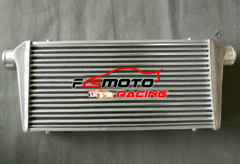 8 PCS Piping Silicone Hose + Aluminum Turbo Intercooler 600x300x76mm In/Out 3