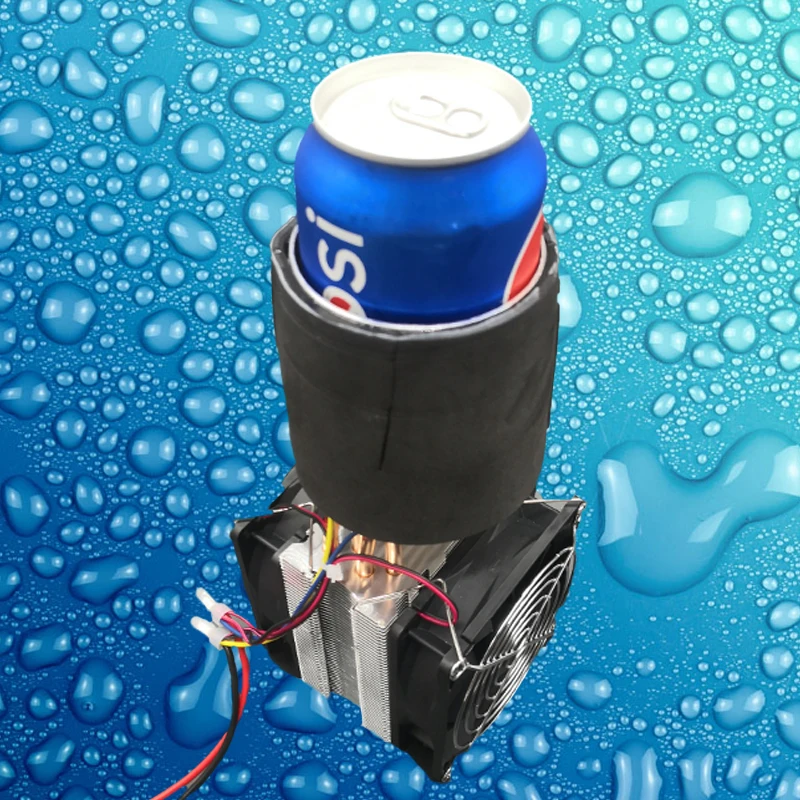 12V 80W semiconductor cooler semiconductor refrigeration cup beverage cooling cup ice machine quick cooling refrigeration module