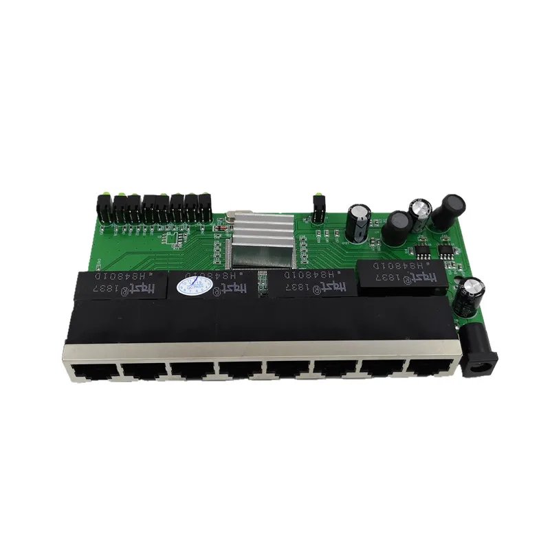 OEM Model Baru 8 Port Gigabit Switch Modul Desktop RJ45 Ethernet Switch Modul 10/100/1000Mbps Lan switch Hub Modul 8 Portas