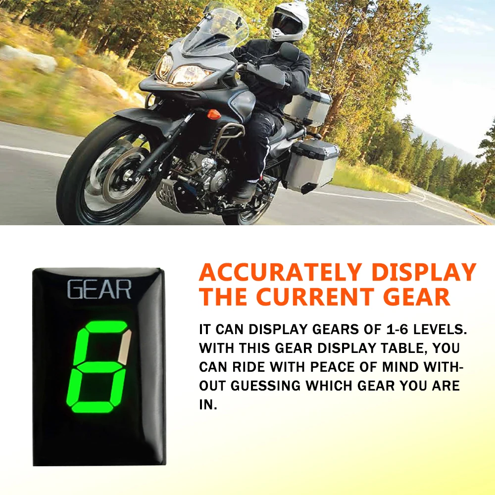 For Suzuki Intruder C800 C1500 C1800R C1800 R Intruder M800 M1500 M1800R M1800 R R2 Motorcycle Gear Display Indicator Meter view 4