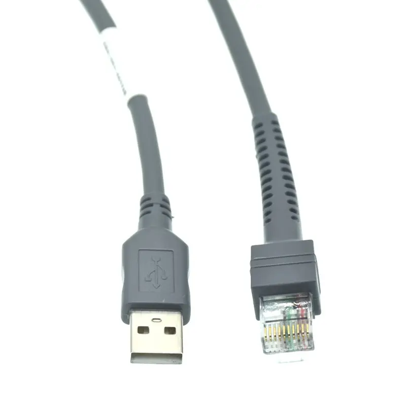 5M 3M USB to RJ48 RJ50 Scanner data cable for LS2208 LS1203 LS2208/AP LS4008I LS7808 DS3400 for Zebra Xunbao Motorola Honeywell