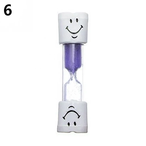 Children Kids Tooth Brushing Timer 3 Minutes Smiling Face Sandglass Hourglass Shower Hourglass Sand Timer Clock Sandglass