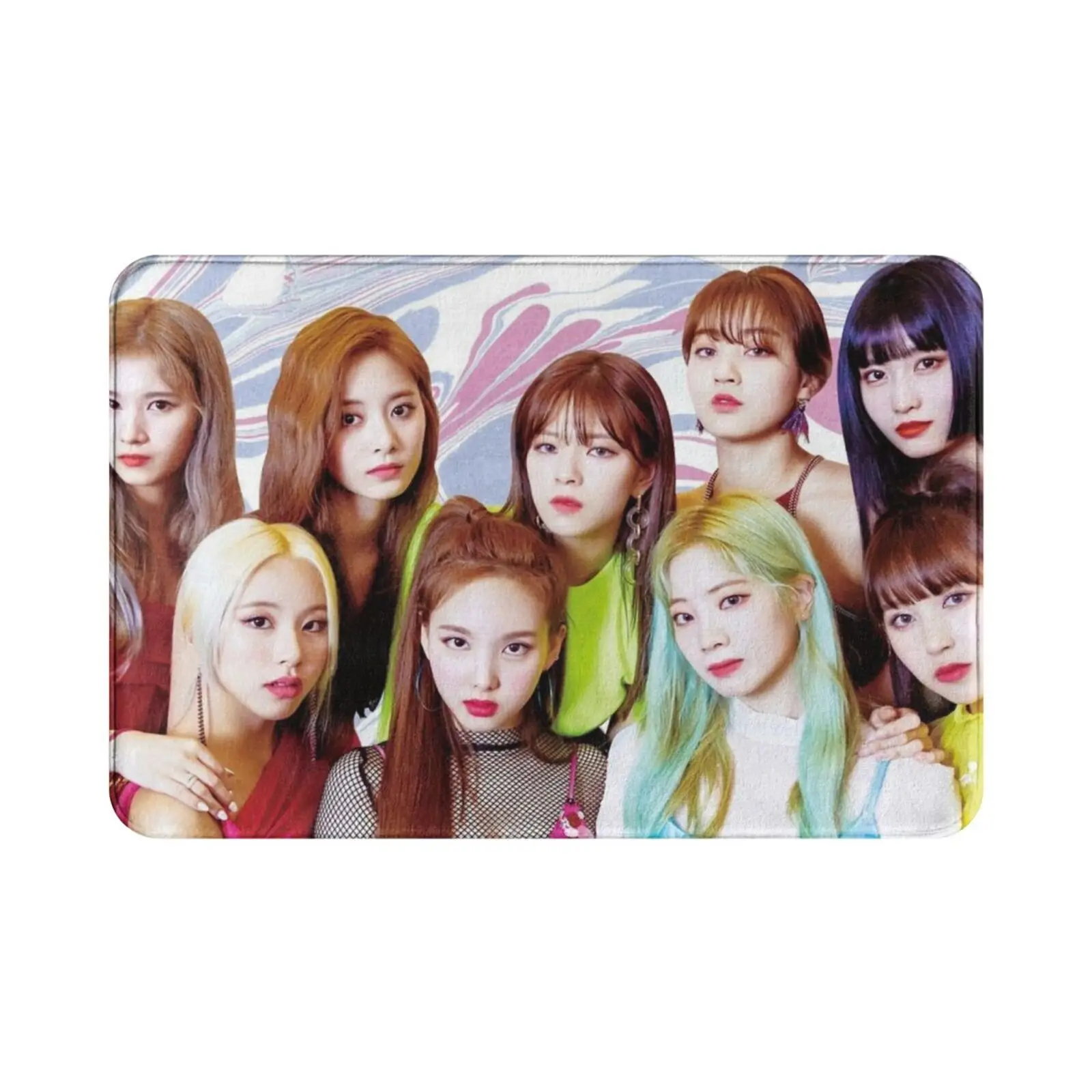 Twice Fancy Era Carpet Mat Rug Cushion Soft Twice Fancy Twice Fancy Ot9 Twice Ot9 Nation Jihyo Jeongyeon Momo Sana