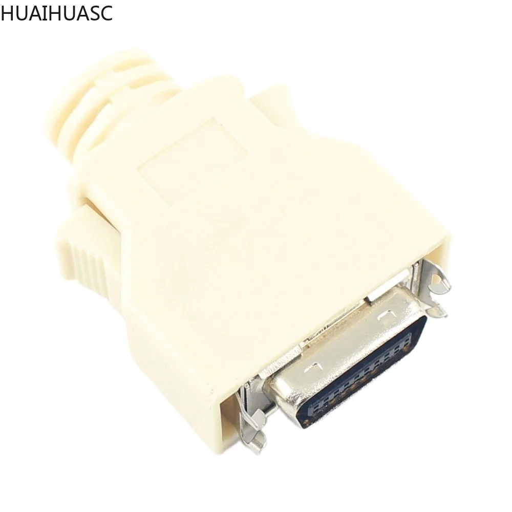 1Pcs SCSI 20 Pin MDR Male CN Solder Plug Connector Shell Kit