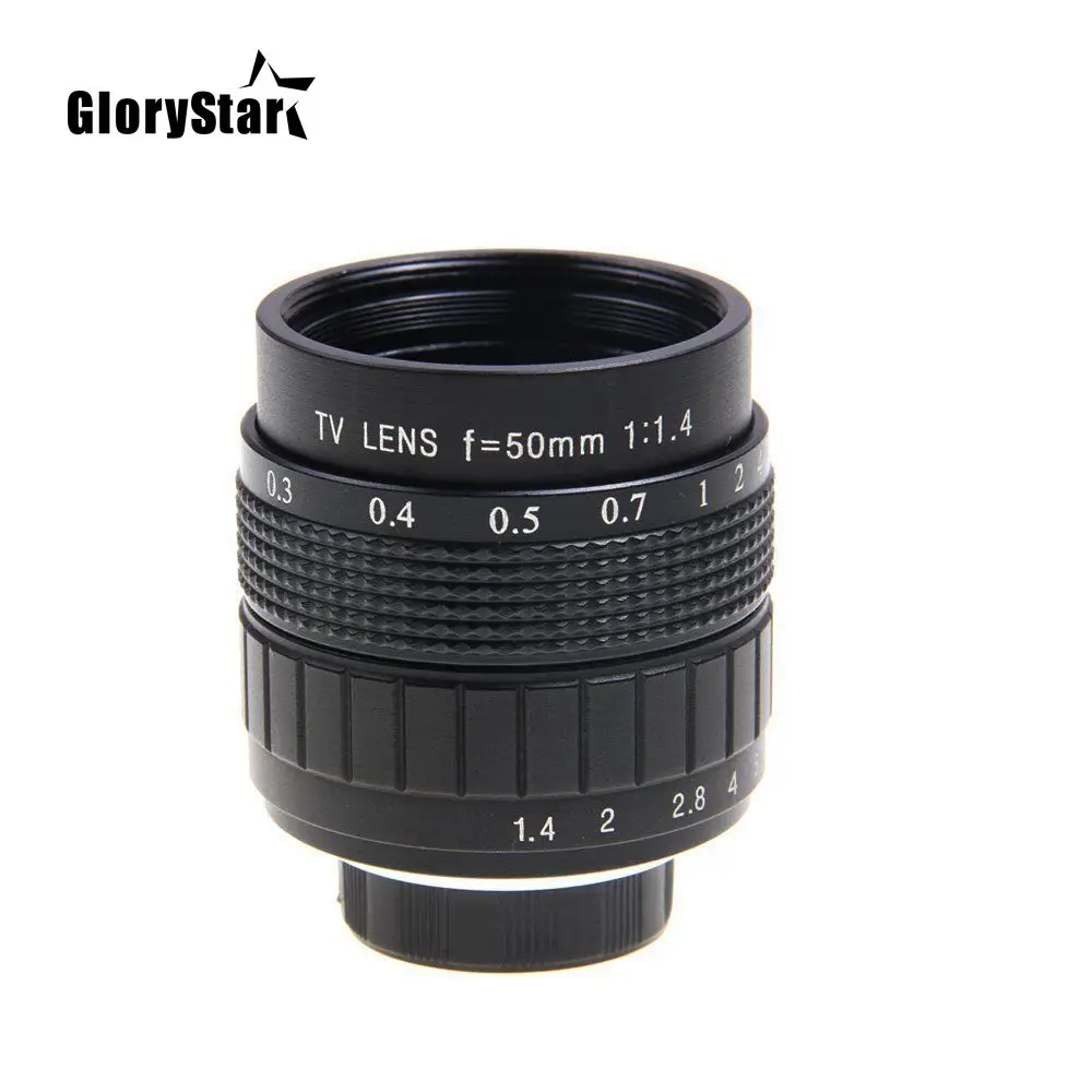 

GloryStar 50mm F1.4 CCTV TV Movie lens+C Mount+Macro ring For Fujifilm X-E2 / X-E1 / X-Pro1 / X-M1 / X-A2 / X-A1 / X-T1 C-FX