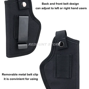 حافظة مسدس حمل مخفية من Airsoft ، خصر تكتيكي لليمين والأيسر ، علبة مسدسات ، صيد ، من الداخل أو الخارج ، حقيبة الحافظة أفضل 12 حقيبة مسدس مبيعا - رقم 3