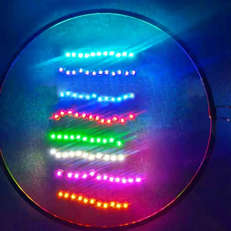 1PC One-To-Many Wireless Power Supply Lamp Beads Hand-Made Colorful LED Induction Decorative Lights Wireless Power Transmission