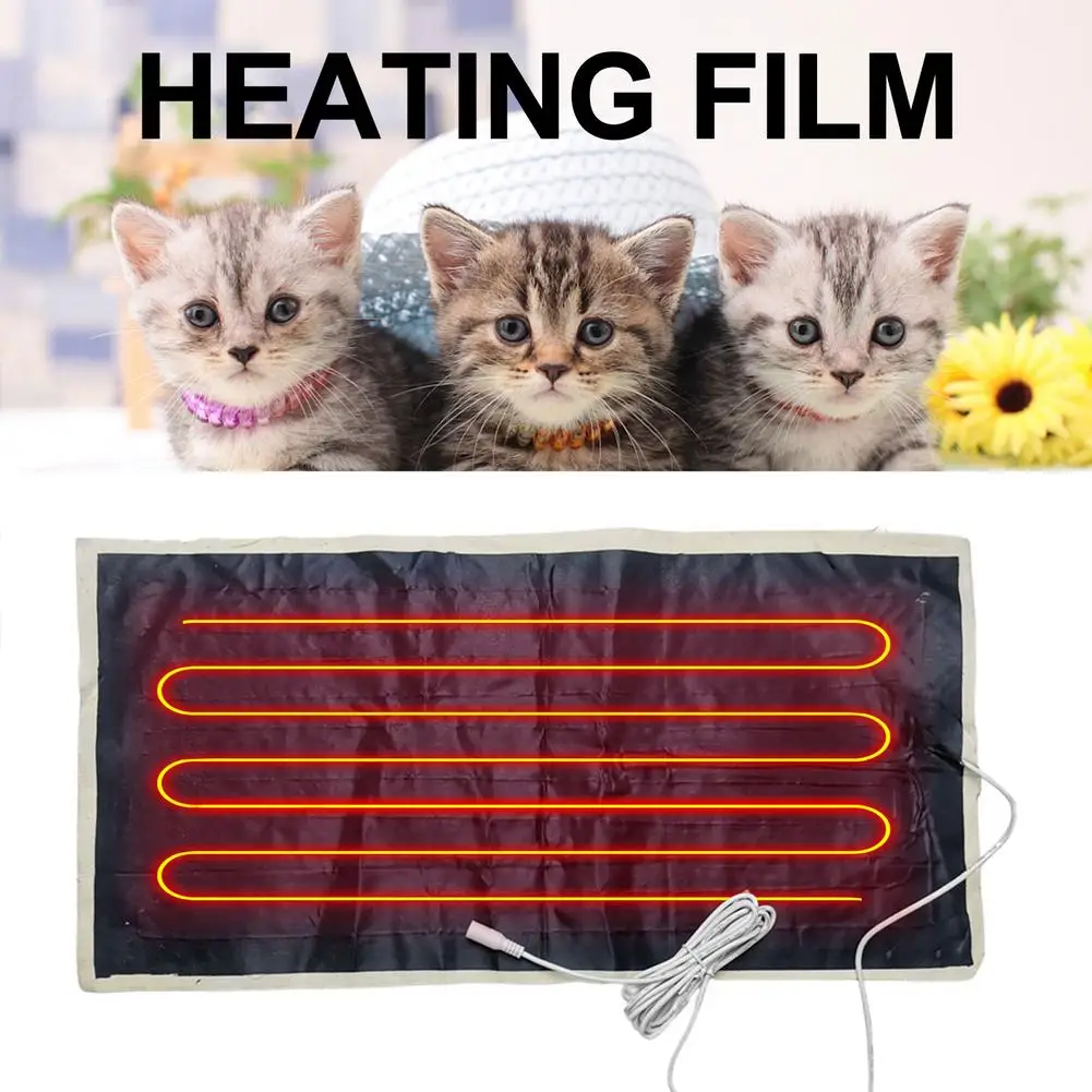 Almohadilla calefactora USB impermeable de 12V para mascotas, perros y gatos, alfombra eléctrica cálida de invierno para animales, alfombrilla calefactora para mascotas, almohadilla térmica, 1 ud.