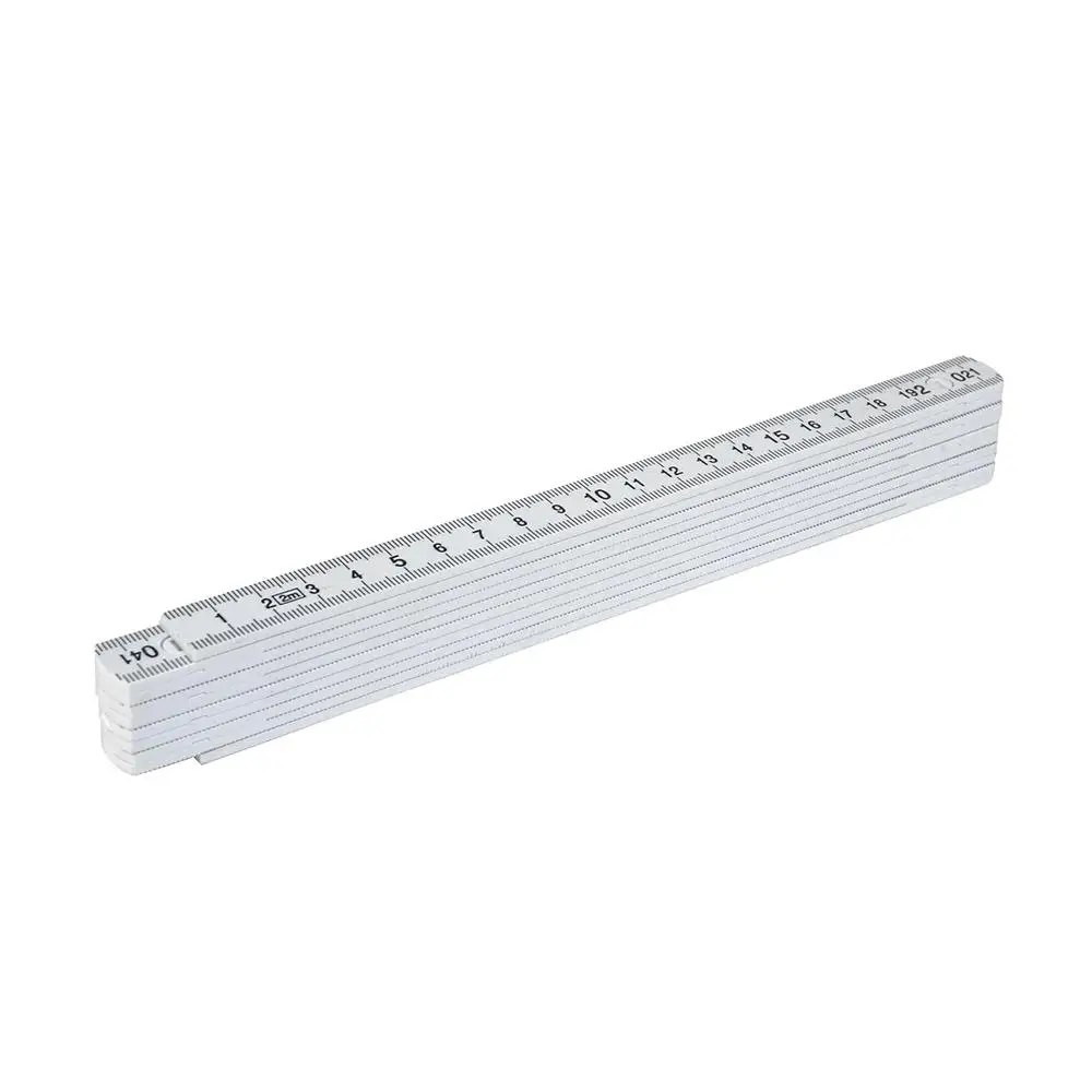 2 meters  Slide Ten-Parts Fold Up Rulers Folding Versatile Inside Reading Carpenter's Ruler Education Meter Lightweight