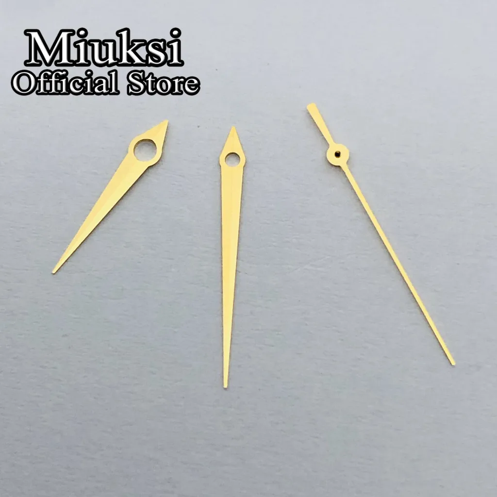 Miuksi silver/blue/rose gold/gold watch hands fit NH35 NH36 ETA 2824 2836 Miyota 8205 8215 821A Mingzhu DG2813 3804 movement