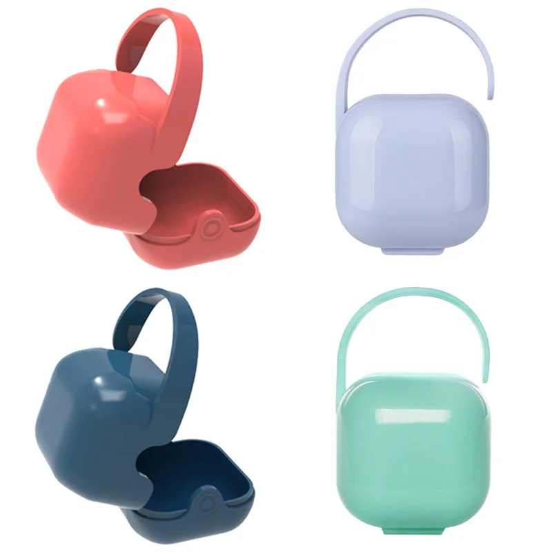 

Портативный ящик для хранения детской соски, контейнер соска для младенцев для новорожденных, чехол для душа Держатель соски для мальчиков и девочек, ящики для сосок