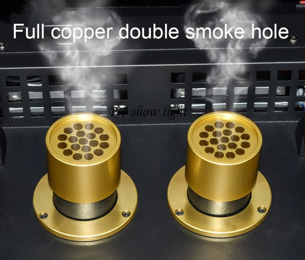 Flightcase Podium Mist Haze Machine 600W/900W Dubbele Rook Outlets Dmx Rook Fog Machine Voor Bruiloft party Disco Hazer Apparaat Dj