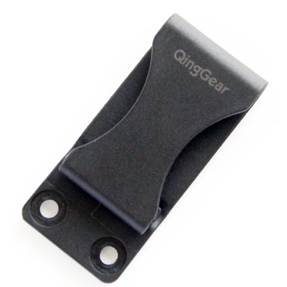 Imagem -06 - Qinggear-preto Kydex Holster Belt Clip Loop com Parafusos Acessório Faça Você Mesmo Pacote de Peças de Ferramentas Bainha