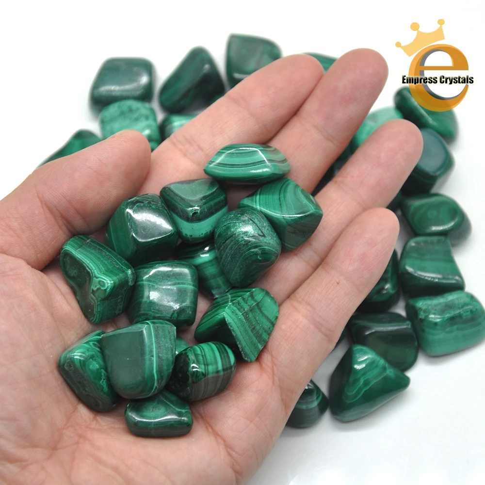 천연 말라카이트 터키석 석영 크리스탈 텀블드, 벌크 치유 미네랄 표본, 보석 원료 수족관 장식