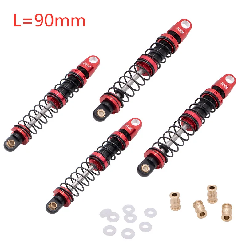 KYX 70mm 80mm 90mm 95mm ammortizzatore in metallo per 1 / 10 RC car axial scx10 II 90046 trx4 trx-4 D90 trx6 g63 parti aggiornate