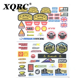 1/10 échelle RC Wrangler jeep trx-4 défenseur axial scx10ii jkmax D90 D110 logo étiquette autocollant ensemble 90027 90028 90046 trx6